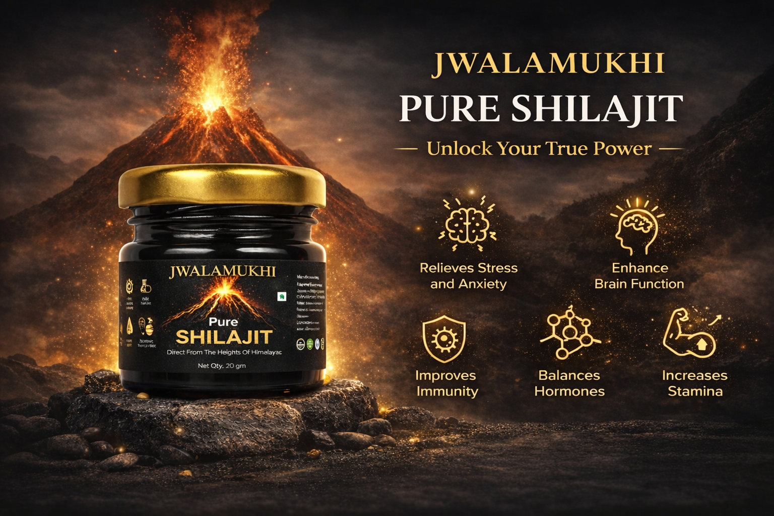 Jwalamukhi Shilajit